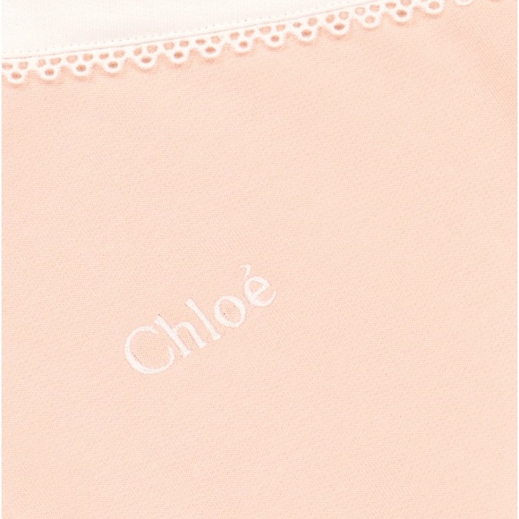 Chloe Kids Track Logo Jumpsuit NWT Sz 4 - Picture 3 of 5